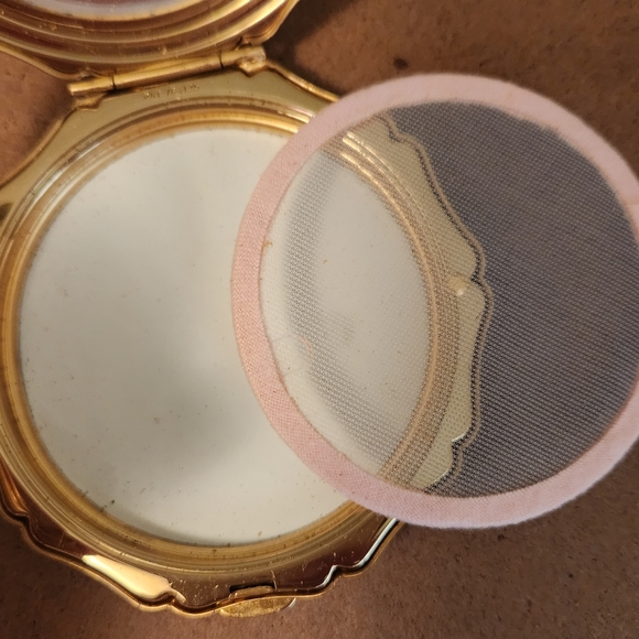 Vintage Stratton Makeup Loose Powder Convertible Compact EUC - Picture 6 of 10